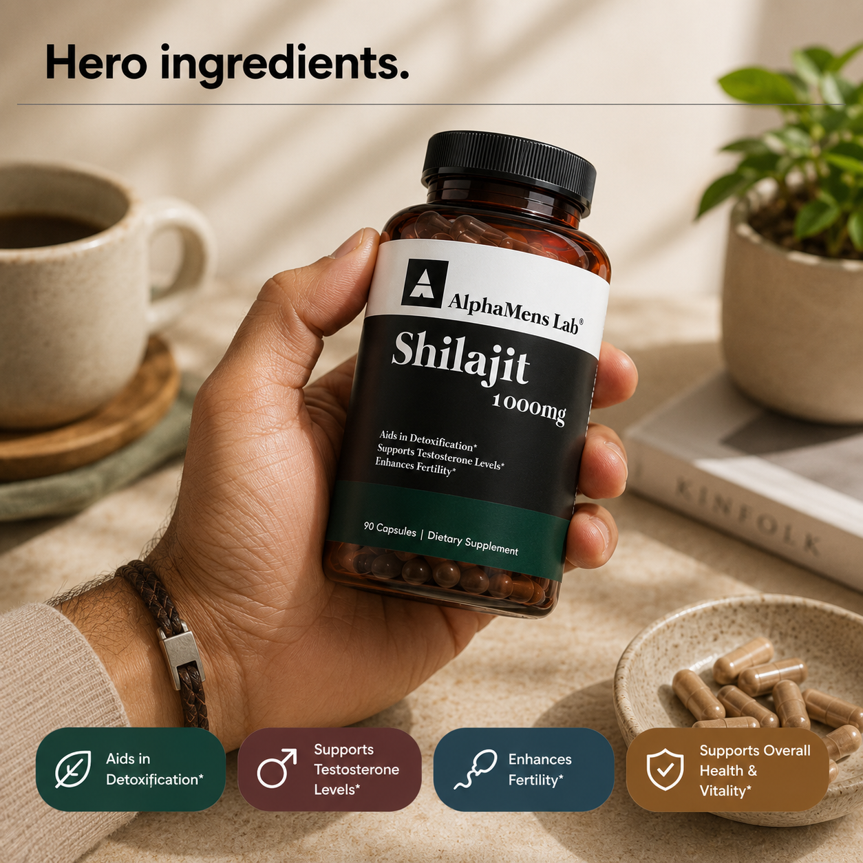 Shilajit AlphaMens Lab